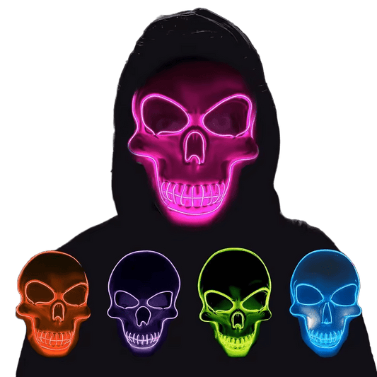 Neon Skully Mask