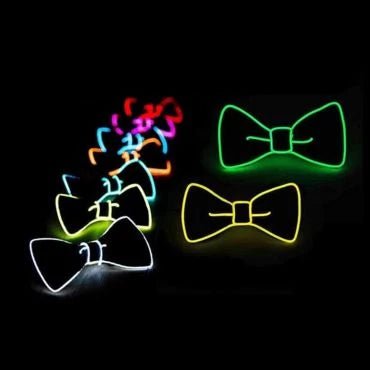 Neon Tube Bow Tie