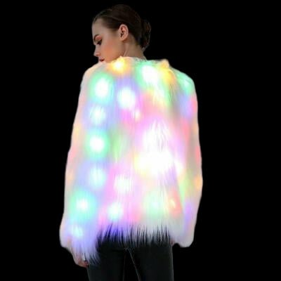 Luminous Faux Fur Jacket