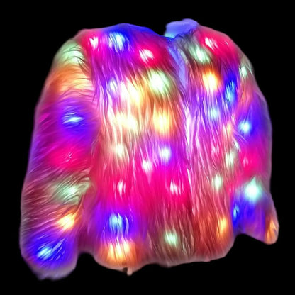 Luminous Faux Fur Jacket