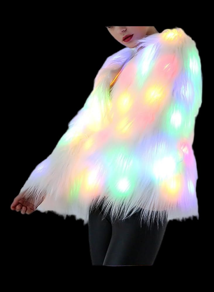 Luminous Faux Fur Jacket