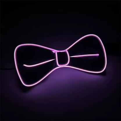 Neon Tube Bow Tie
