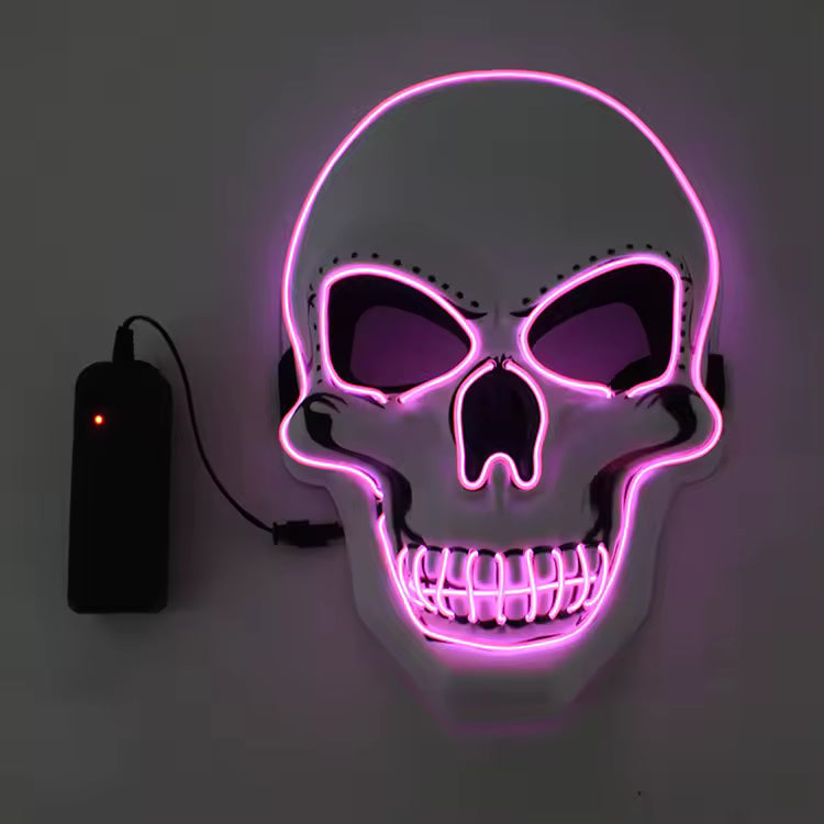 Neon Skully Mask