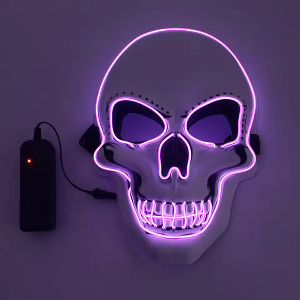 Neon Skully Mask