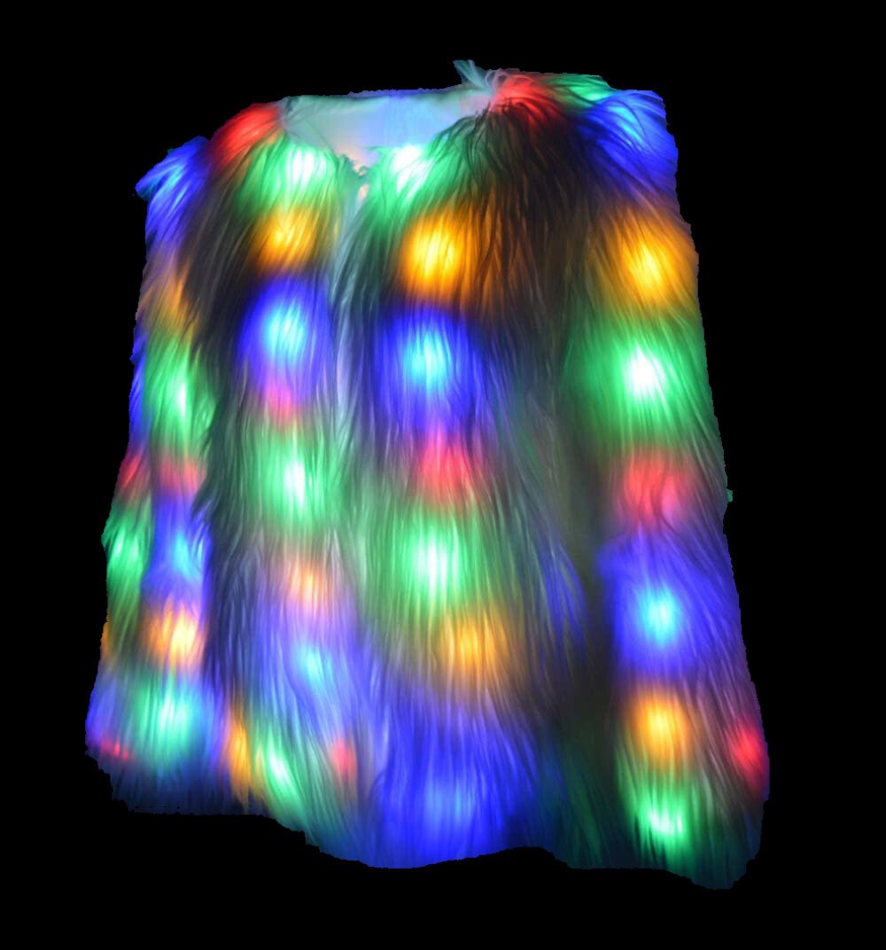 Luminous Faux Fur Jacket